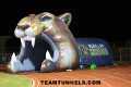 Inflatable tunnel created for the Cougars.